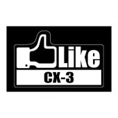 LIKEステッカー　マツダ　CX-3(LIKE-MZ1)|オリジナルグッズ|商品から探す