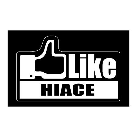 LIKEステッカー　トヨタ　HIACE(LIKE-TY4)
