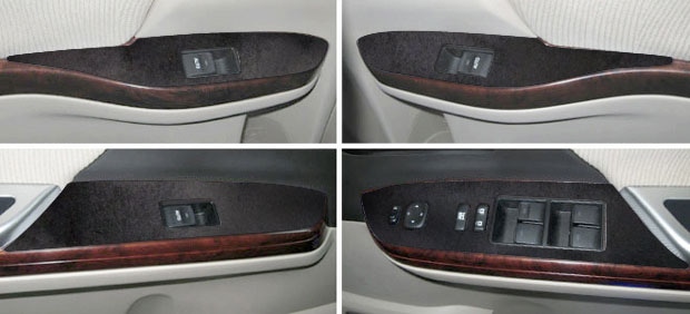 バックスキンルックNEO　ドアスイッチパネル　トヨタ　アルファード/ヴェルファイア　GGH/ANH20系　2008.5～2015.1（LCBS-DPT8）