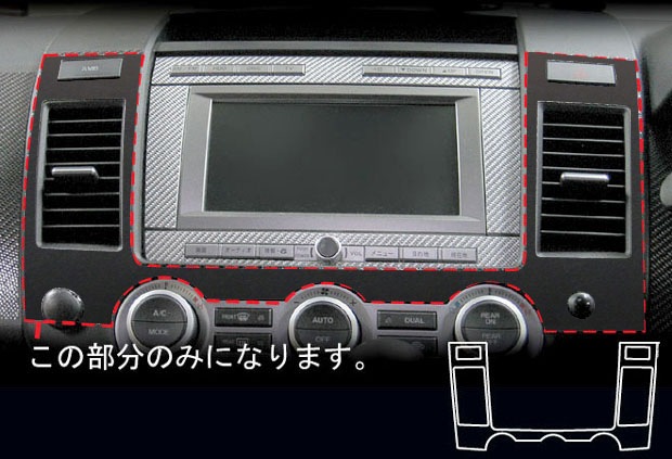 《バックスキンルックNEO》 センターパネル　MPV LY3P 2006.2～　LCBS-CPMA1