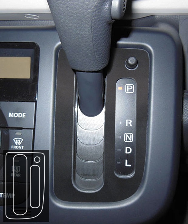 《バックスキンルックNEO》 シフトパネル モコ　MG33S　2011.02～2016.05　LCBS-SPN10