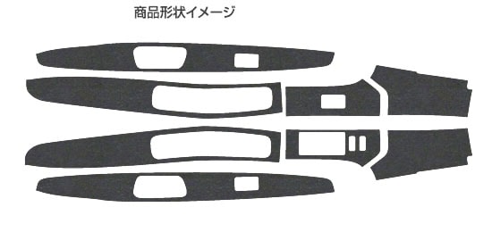 バックスキンルックNEO　ドアスイッチパネル　トヨタ　ヴィッツ　KSP/NCP/SCP90系　2005.2～2008.7（LCBS-DPT15）