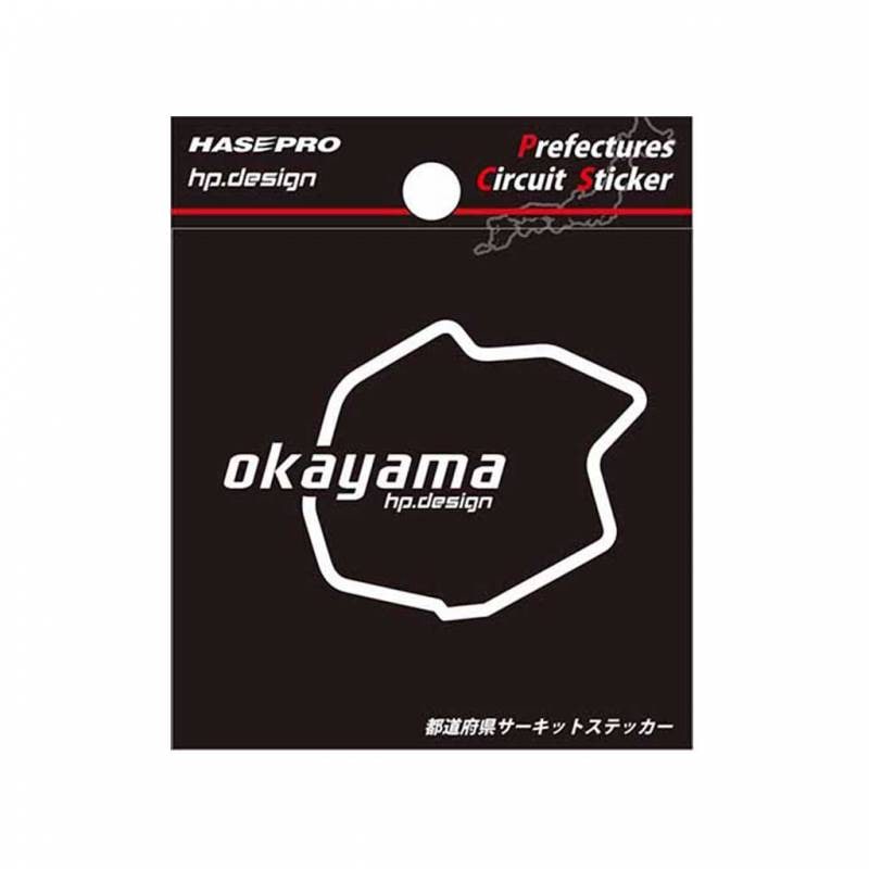 都道府県サーキットステッカー　岡山県／Sサイズ（TDFK-31）