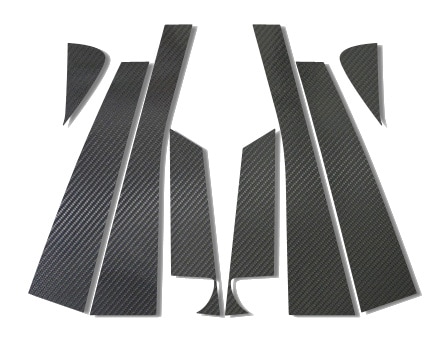 マジカルカーボン　ピラーセット　ノーマルタイプ　トヨタ　アルファード/ヴェルファイア　GGH/ANH20系　2008.5～2015.1（CPT-51）