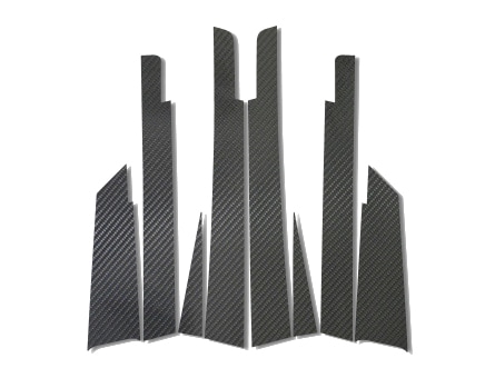 マジカルカーボン　ピラーセット　バイザーカットタイプ　トヨタ　アルファード　ANH/MNH10系　2002.5～2008.5（CPT-V1）