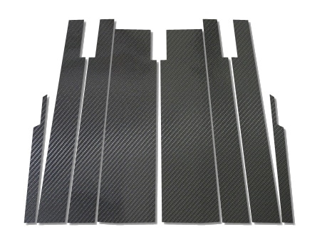 マジカルカーボン　ピラーセット　バイザーカットタイプ　トヨタ　ノア/ヴォクシー　ZRR70系　2007.6～2010.3（CPT-V39）