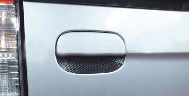 マジカルカーボン　ドアノブガード　リア用　ダイハツ　ムーブ　L175S/L185S　2006.10～（CDGD-1）