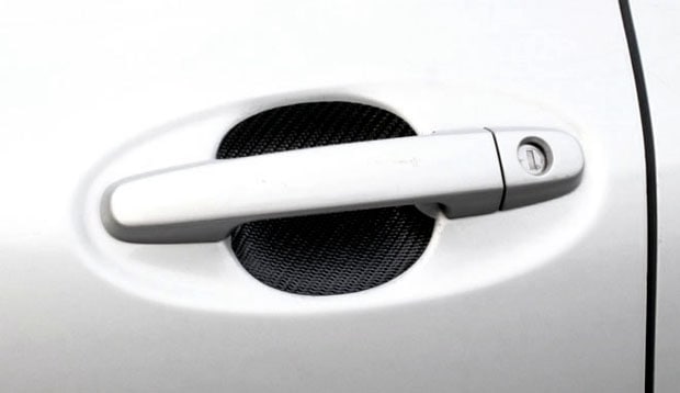 マジカルカーボン　ドアノブガード　トヨタ　ヴィッツ　KSP/NCP/SCP90系　2005.2～2008.7（CDGT-3）