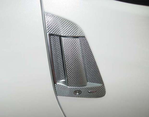 bcnr33 ドアノブ カーボン調 某大陸製 カーボン調ドアハンドルカバー のパーツレビュー