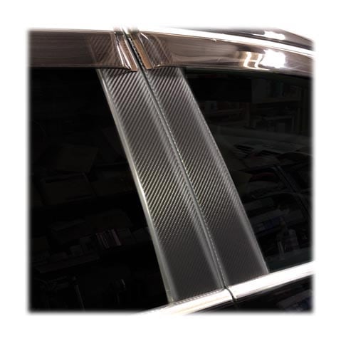 VW ゴルフ5 6p 超鏡面ブラックメッキ調 ピラー用カスタム 保護 VW ゴルフ5 6p 超鏡面ブラックメッキ調 ピラー用カスタム 保護