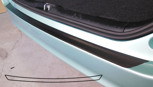 マジカルカーボン　カーゴステップガード　トヨタ　ヴォクシー/ノア　ZWR/ZRR　80系　2014.1～（CCST-11）