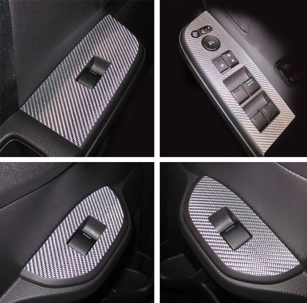 マジカルカーボン　ドアスイッチパネル　ホンダ　ステップワゴン　RK1/2　2009.10～2015.4（CDPH-6）