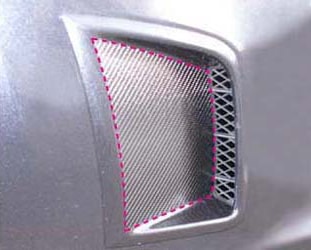 マジカルカーボン　バンパーダクトVer1　スバル　インプレッサ　WRX-STi GRB 2007.6～/GVF 2011.1～（CBDV1S-1）