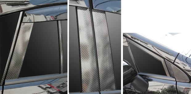 マジカルカーボン　ピラーセット　バイザーカットタイプ　スバル　インプレッサスポーツ　DBA-GP系　2011.12～（CPS-V19）