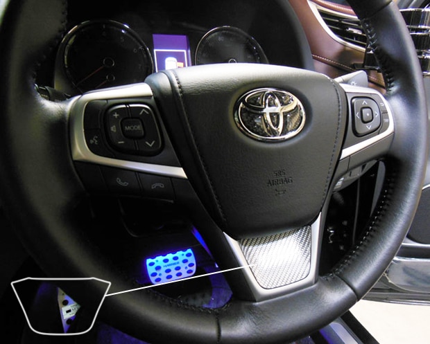 マジカルカーボン　ステアリングパネル　トヨタ　ハリアー　ZSU60W/65W　2013.2～（CSTPT-1）