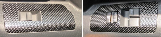 マジカルカーボン　ドアスイッチパネル　トヨタ　FJクルーザー　GSJ15系　2010.12～（CDPT-14）