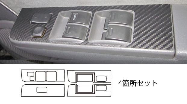 マジカルアートレザー　ドアスイッチパネル　ランドクルーザー　HZJ/HDJ81V・FZJ/FJ80G　1989.10～1996.8（LC-DPT20）