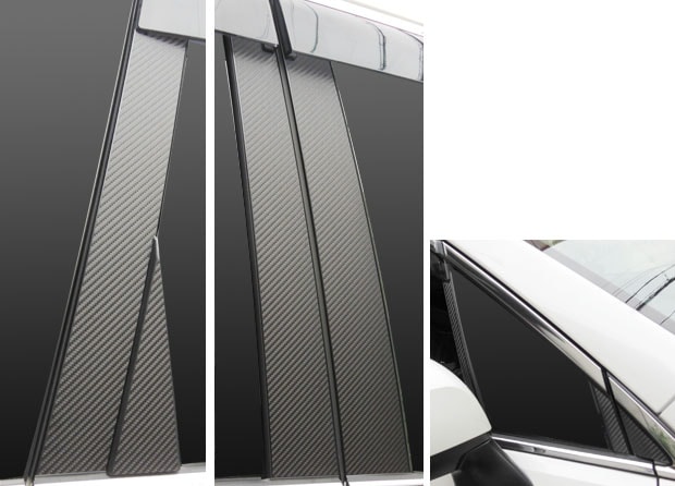 スバル SJ フォレスター 日本製超鏡面ステンレスピラーパネルピラーガーニッシュ セカンドステージ スバル フォレスター SK系 ピラーガーニッシュ