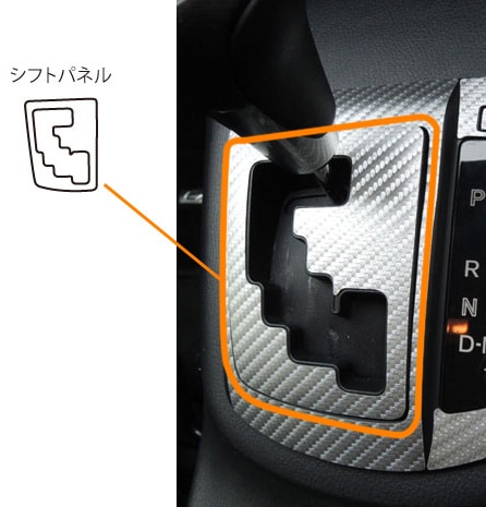 マジカルアートレザー　シフトパネル　マツダ　CX-5　LDA-KE2/DBA-KEE　2012.12～2015.1（LC-SPMA8）