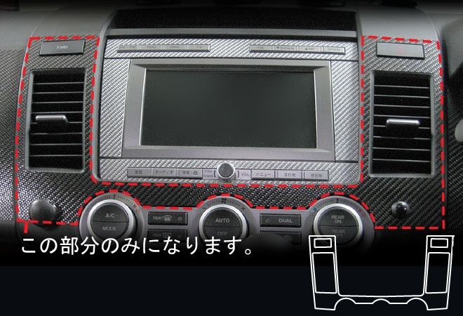 マジカルアートレザー　センターパネル　マツダ　MPV　LY3P　2006.2～（LC-CPMA1）