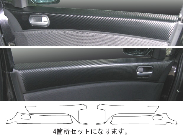 マジカルアートレザー　ドアインナーパネル　マツダ　MPV　LY3P　2006.2～（LC-DIPMA1）