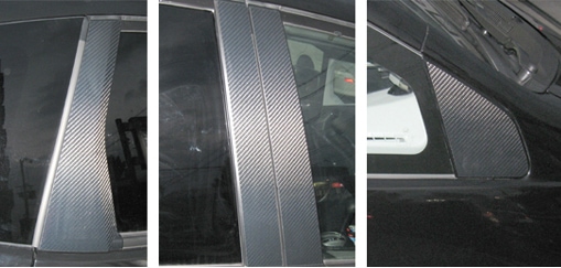 マジカルカーボン　ピラーフルセット　ホンダ　フィットGE6～9　2007.10～/フィットハイブリッドGP1　2010.10～（CPH-F42）