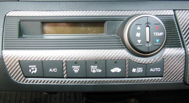 マジカルカーボン　エアコンスイッチパネル　ホンダ　フリードスパイク　GB3/4　2010.7～（CASPH-2）