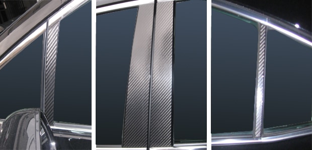 マジカルカーボン　ピラーセット　レクサス　HS　HS250H ANF10系　2009.07～2018.03（CPL-5）