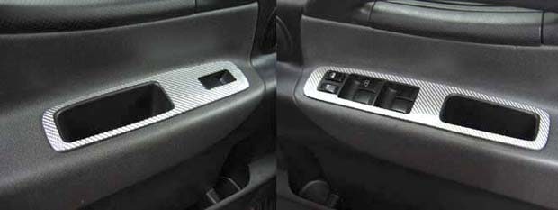 マジカルカーボン　ドアスイッチパネル　セレナ　C25　2005.5~2007.12MC前/2007.12MC後～2010.11（CDPN-1）