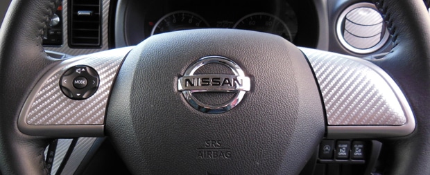 マジカルアートレザー　ステアリングスイッチパネル　日産　デイズルークス ハイウェイスター　B21A　2014.02～2020.02（LC-SWN3）