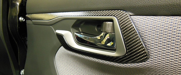 マジカルカーボン　インナードアハンドルパネル　ダイハツ　ムーブカスタム　LA150S　2014.12～2017.07（CIDHPD-2）