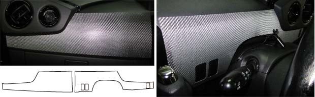 マジカルカーボン　インナーパネルセット　ダイハツ　クー　M401/411/402S　2006.5～（CIPSD-1）