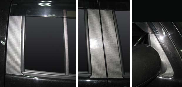 マジカルカーボン　ピラーセット　ノーマルタイプ　ダイハツ　クー　M401/411/402S　2006.5～（CPD-5）