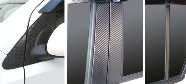 マジカルカーボン　ピラーフルセット　ノーマルタイプ　ダイハツ　ブーン　M300S系　2004.6～2010.1（CPD-F4）