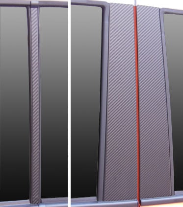 マジカルアートシート　ピラーセット(スタンダード)　ノーマルorバイザーカット　ハスラー　MR31S　2013・11～