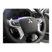 マジカルアートレザー　ステアリングスイッチパネル　三菱　アウトランダーPHEV GG2・GG3W 2015.7〜/デリカD:5 CV1W 2019.2〜（LC-SWM4）|MITSUBISHI(〜こ)