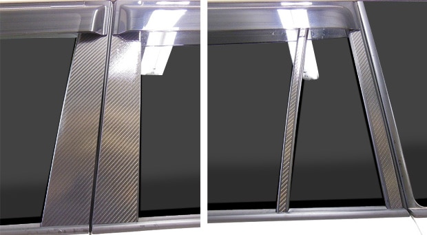 マジカルカーボン　ピラーセット　バイザーカットタイプ　トヨタ　ランドクルーザープラド　CBA-TRJ150W　2009.9～2014.3（CPT-V74）