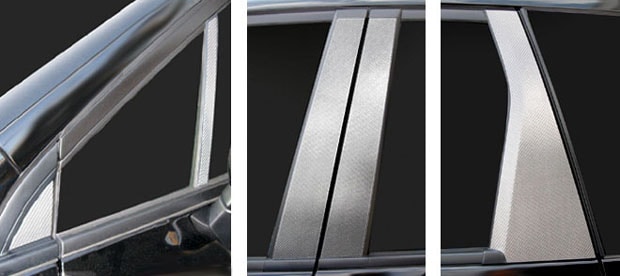 マジカルカーボン　ピラーセット　バイザーカットタイプ　ホンダ　オデッセイ　RB3/4　グレードM/グレードL/アブソルート　2008.10～2013.11（CPH-V45）
