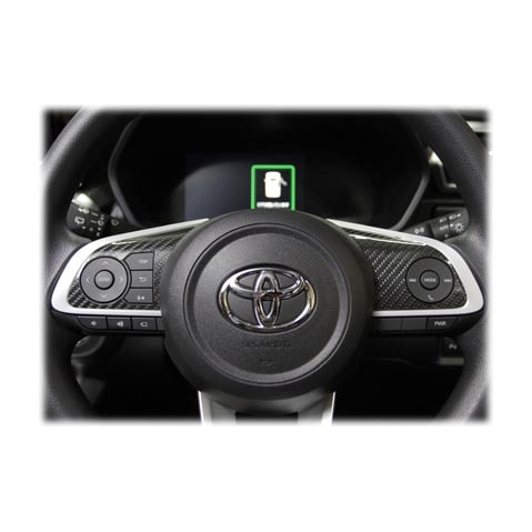 《マジカルアートシートＮＥＯ》ステアリングスイッチパネル　ダイハツ　ロッキー　A200系　2019.11～（MSN-SWD8）