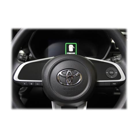 《バックスキンルックＮＥＯ》ステアリングスイッチパネル　ダイハツ　ロッキー　A200系　2019.11～（LCBS-SWD8）