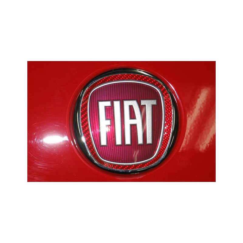 マジカルカーボン　フィアット　フロントエンブレム