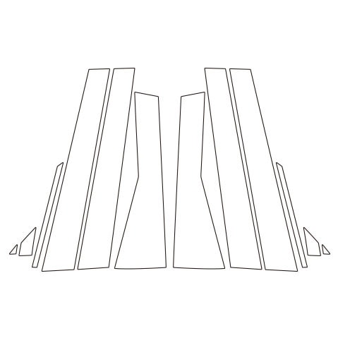 《マジカルアートシートＮＥＯ》ピラー　スバル　フォレスター　ＳＫ系　2018.7～（MSN-PS26）