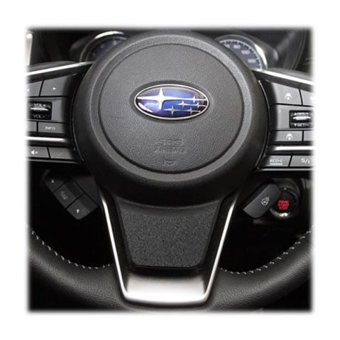 《バックスキンルックＮＥＯ》ステアリングパネル　スバル　フォレスター　ＳＫ系　2018.7～（LCBS-STPS2）
