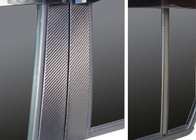 マジカルカーボン　ピラースタンダードセット　バイザーカットタイプ　ダイハツ　ブーン　M300S系　2004.6～2010.1（CPD-V4）