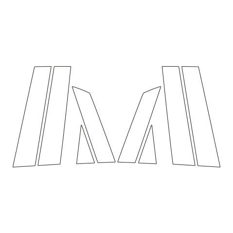 マジカルアートシート ピラー スタンダードセット ホンダ フィット GR1～8　2020.2～