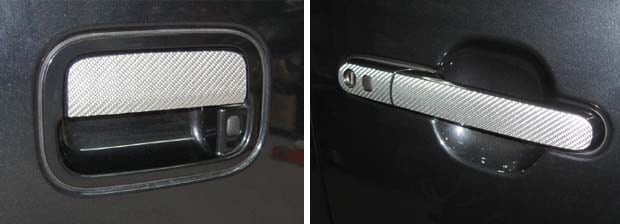 マジカルカーボン　ドアノブセットノーマルキー用　スズキ　ワゴンR　MH23S/ワゴンR スティングレー　MH23SWS　2008.9～（CDSZ-N1）