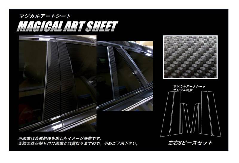 マジカルアートシート　ピラーセット　BMW　X6　F16　2014.08～2019.07（MS-PB32）