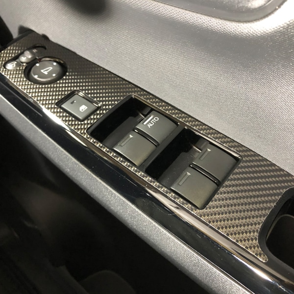 VISION リアルカーボン ドアスイッチパネル HONDA CR-Z ZF1 VISION リアルカーボン ドアスイッチパネル HONDA CR-Z ZF1