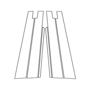 マジカルアートシートNEO　ピラーセット　バイザーカットタイプ　トヨタ　アルテッツァ　GXE10系　1998.10～2005.7（MSN-PT13V）