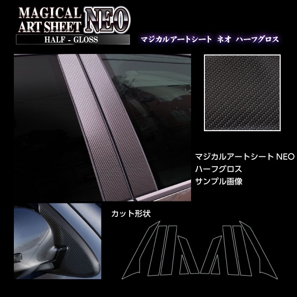 アートシートNEO ハーフグロス ピラー フルセット ホンダ フィット GR1～8　2020.2～